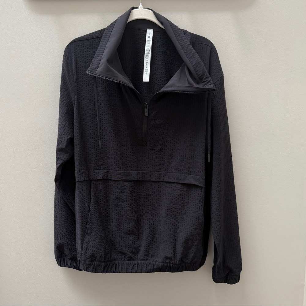 Lululemon Seersucker Quarter-Zip Pullover Jacket NWOT